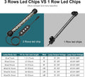 SEAOURA Submersible Led Aquarium Light for Fish Tank with Timer, 27 Inch