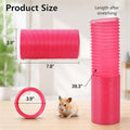 ZENFUN 3 Packs Hamster Fun Tunnels, Pet Mouse Plastic Tube, Collapsible Plastic Tunnel, Tube Pet Hideaway, Training Hide