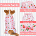 BRKURLEG Dog Recovery Suit Female Male for Small Medium Dogs, Pink XXL