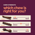 Chewsday, Dog Treats, Rawhide Free Chew Bones, 3 Count, Real Ingredients