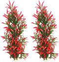 Tfwadmx Large Aquarium Plants Artificial Water Seaweed 2 Pcs About 13 Inch for Fish Tank Decor Plastic Plant for Betta S