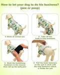 CuteBone Dinosaur Pet Surgery Recovery Suit for Large Dogs Cats, Surgical Onesie for Male Pets, Anti-Licking Wound Suit E-Collar Alternative Post Operative Wear SSF16XL