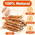 Amzey Dog Treats, Chicken Wrapped Rawhide Sticks, 4 Packs, 24 oz (1.5 lb)