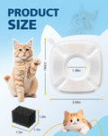 50 Pcs Cat Water Fountain Filters for Veken 95oz/2.8L, 67oz, 135oz Dog Water Fountain Automatic Pet Fountain Dog Water Dispenser 25Pcs Pet Fountain Filter Replacement & 25Pcs Pre-Filter Sponges