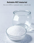 Pawfly 0.5 Gallon Mini Plastic Fish Bowl, Unbreakable Small Fishbowl Desktop Aquarium, Clear Round Plastic Fish Tank for