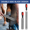 Gisafai 2 Pcs 18 and 12 Inch Rasps for Shoeing Horses with Handle Trimming File Carbon Steel Farrier Tools for Repair Ho
