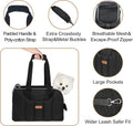 Dog Purse Carrier for Small Dogs Cats Rabbits Up to 12lbs, Lightweight Pet Sling Carriers with Crossbody Strap, Portable Puppy Soft Sided Tote Bag Carrier for Vet,Hiking,Travel Black