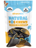 Full-Size Cow Hooves for Dogs | (10 Pack) All-Natural Long Lasting Dog Chews | Made from Grass Fed Cattle | Tasty Treat for Oral Hygiene | Fantastic Alternative for Rawhide and Bully Sticks