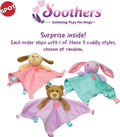 SPOT Soothers Lil Plush Blanket Dog Toy - 10in Soft Cuddle Blanket with Squeaker & Crinkle, Anxiety Relief & Sleep Aid for Small Dogs - 1 of 3 Animal Styles, Sent at Random