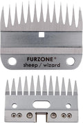 FURZONE A2 Large Animal Clipper Blade (Sheep/Wizard) - 2 in 1 Set (13&12 Teeth), Sheep Grooming Replacement Blade, Profe