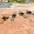 Bearded Dragon Harness & Leash Set, Escape-Proof, 3 Pack (S/M/L)，Black