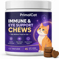 DOK PrimalCat Immune & Eye Support Chews, Daily Wellness Supplement for Cats, Tuna Flavor, 90 Soft Chews