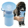 Springer Dog Water Bottle | Portable Travel Drinking Feeder Dispenser for Dogs & Puppies | As Seen on Shark Tank | Leak-Proof Bowl | BPA-Free | Outdoor Walking, Hiking & Travel | 15oz Blue