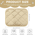 4 Pack Self Heating Cat Pad Self Warming Dog Mat, 16 x 20 Inch, Beige