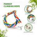 TogyGooty Bird Perch,Bird Rope Perch & Rope Perch,Bird perches for cage,Rope Perch for Conures,Parrots,Cockatiel,Lovebird,Budgerigar,Parakeet Rope perches for cage
