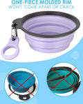 AONKEY 2 Pack Collapsible Dog Bowls with Bottle Carrier(Small 15oz)