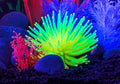 GloFish Yellow Anemone Ornament, Glowing Aquarium Décor