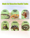 3Pcs 18"x18"Reptile Terrarium Substrate Barriers, Reptile Tank Accessories, Bioactive Terrarium Supplies for Frogs, Tara