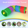 YUEPET Corner Guinea Pig Tunnel, Bunny Tunnel, Small Animal Tubes & Tunnels