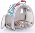 Bird Carrier Backpack with Rope Perch, Portable Bird Travel Carrier Backpack