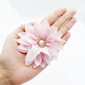 Collar Flowers with Pearl, 20 Pcs Dog Collar Bow Ties Multi-Color Dog Charms Flower for Cat Puppy Grooming Accessories