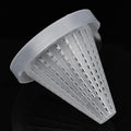 WEAVERBIRD 4PCS Aquarium Nematode Feeder, Live Blood Worm Plastic Cone Cup Shape Basket Feeder for Feeding Fish with Suc