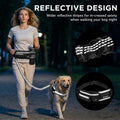 Hands Free Dog Leash with Waist Pack Bungee for Running