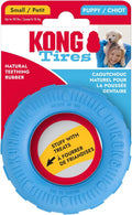 KONG Puppy Tires, Natural Rubber Teething Toy, for Small Puppies