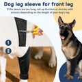 BARKLESS Dog Leg Sleeve for Front Single Leg After Surgery to Stop Licking