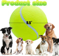 Banfeng Dog Tennis Ball, 9.5" Giant Sport Gift Toy Herding Ball for Dogs