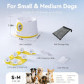 HETOO Automatic Dog Ball Launcher, Dog Ball Thrower, Interactive Dog Toys