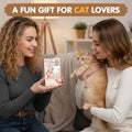 AGIFTMIND Cat Fetch Toy, Rechargeable Flying Disc Launcher with 6 Flying Discs, Cat Interactive Hunting Toys for Outdoor & Indoor (White)