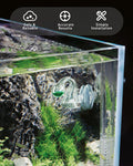 Pawfly Glass CO2 Drop Checker for Aquarium CO2 Indicator for Planted Fish Tank CO2 Monitor Kit with Solution & Suction C