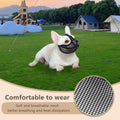 Short Snout Dog Muzzle, Won't Cover Forehead French Bulldog Muzzle, Anti-Biting Chewing Barking for English Bulldog, Pug