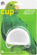 Prevue Pet Products 2-Pack Universal Plastic Hanging Cups - Bowl Set for Small Birds, Cage Food or Water Feeders, Easy Clip-On Design, Replacement Bird Cage Accessories