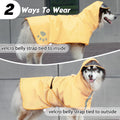 Dog Raincoat Hooded Slicker Poncho - Reflective Lightweight Pet Rain Jacket Coat,Dog Waterproof Raincoat with Adjustable
