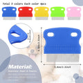 Patelai 20 Pieces Tear Stain Remover Comb Dog Flea Comb Stainless Steel