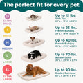 FurHaven Dog Bed for Extra Small Dogs & Cats, Bolster Crate Pad with Soft Supportive Base for Carriers & Kennels, Machin