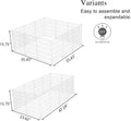 C&AHOME Pet Playpen, Small Animals Supplies, 12 Panels, 12" × 15", White