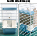 Hanging Automatic Food Dispenser, 27oz Large Capacity Hanging Pet Cage Feeder for Rabbit Bird Chinchilla Hedgehog Guinea