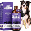 Back 40 Dogs Premium Grass-Fed Liquid Collagen for Dogs Skin and Coat, Hips and Joints | Allergy Relief with Biotin, Vitamin C and MSM for Joint, Nails & Immunity | Made in USA
