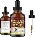 PENORAN Turkey Tail Mushroom Extract Drops for Dogs & Cats, Lipoma, Lumps, Bumps and Warts Treatment, Young Weak & Senior & Low-Vitality & Post-Surgery Pets - Liquid Extract Absorbs Quickly