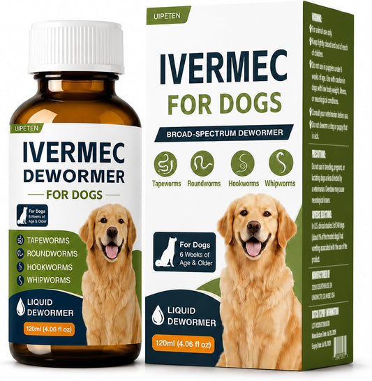 Dewormer for Dog Broad Spectrum Dog Wormer for Tapeworms, Hookworms and Roundworms