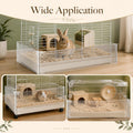 12 Pack Hamster Cage Liner, Clear Cage Accessories Urine Guards