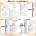 Hamiledyi Silent Hamster Wheel 9.4 Inch Small Animals Running Exercise Wheel Quiet Hamster Running Wheel Toy Anti-Slip T