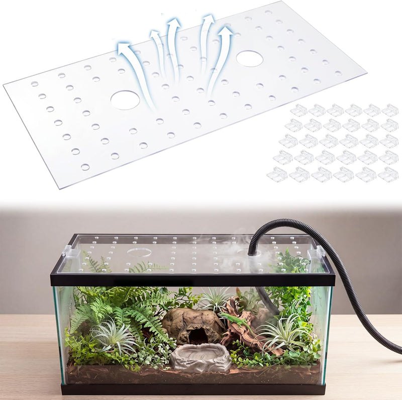 Sieral Terrarium Screen Cover, Fish Tank Lid, 60 Breeder/75 Gallon
