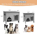 Heated Dog House Outdoor for Medium and Small Dog