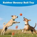 HORHIZA 3 Pack Dog Balls, Bite Resistant Elastic Balls for Dogs, Durable Rubber,Interactive Training Ball Dog Toy for 20-60 lbs,2.5-inch Diameter