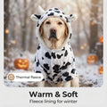 FLAdorepet Halloween Dog Cow Costume Outfits for Small Medium Large Dog,6XL