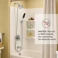 G-Promise 3 Mode Dog Shower Attachment with Pause Mode, Dog shower Sprayer with 100 Inches Hose, Metal Diverter, Adhesive Holder, for Fast and Easy Dog Bathing and Cleaning Indoor and Outdoor(Chrome)